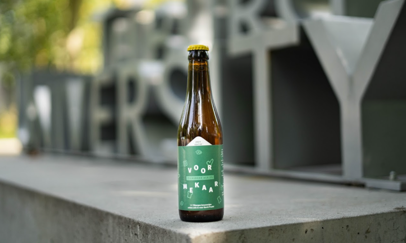 Voor Mekaar speciaalbier bij Tilburg University